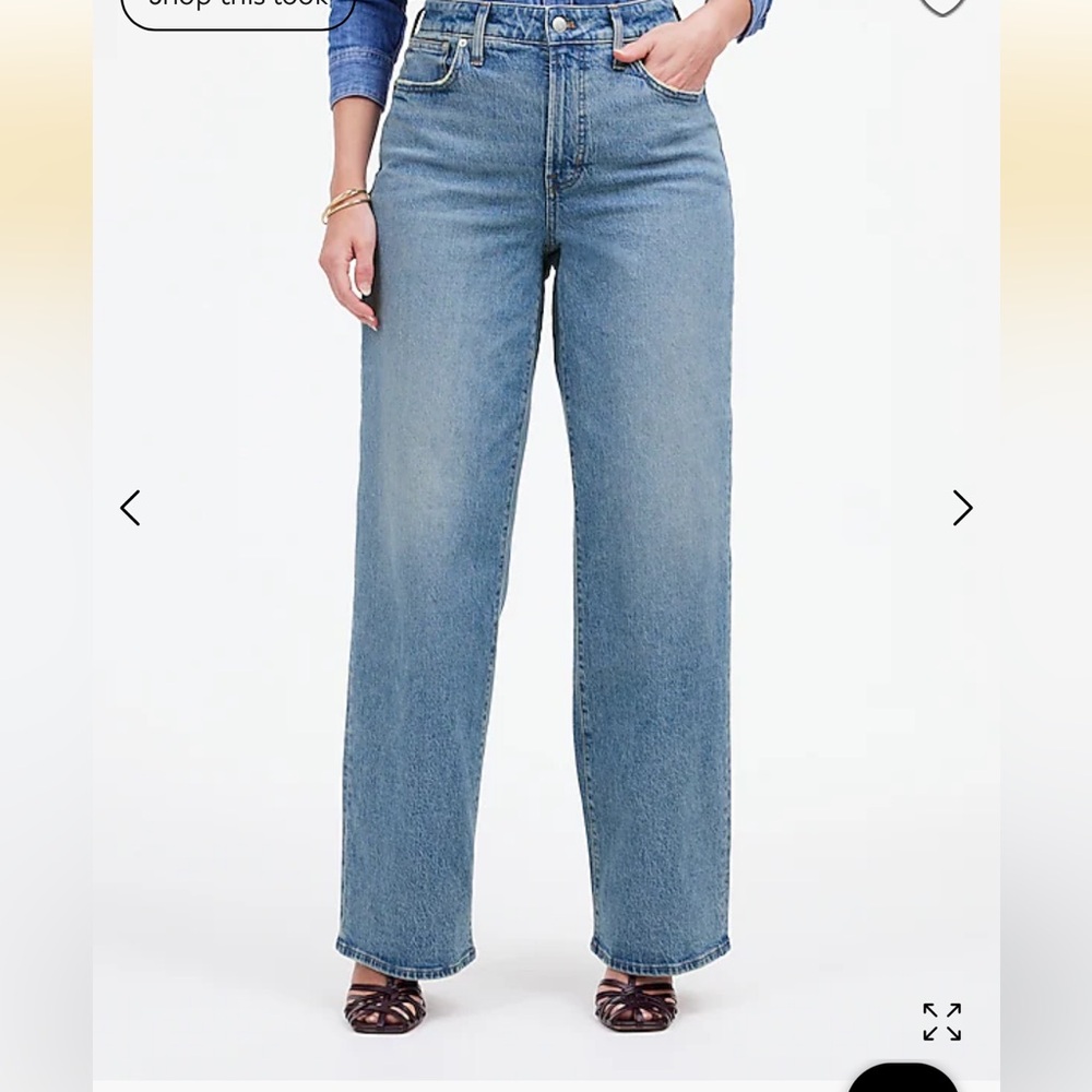 Madewell Curvy Perfect Vintage Wide Leg Jean